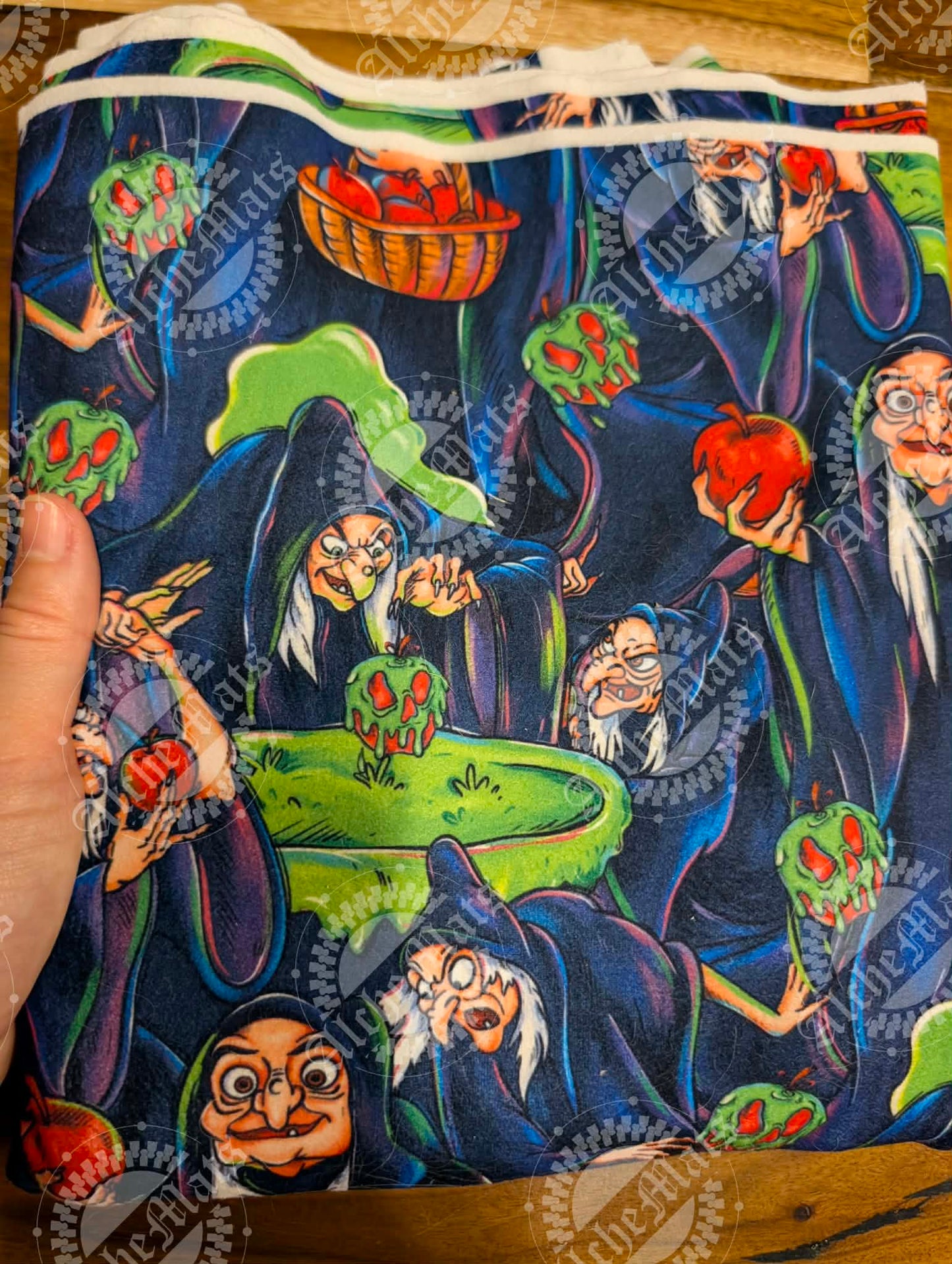 RETAIL FABRIC Evil Apple Witch Regular Scale Brushed Athletic