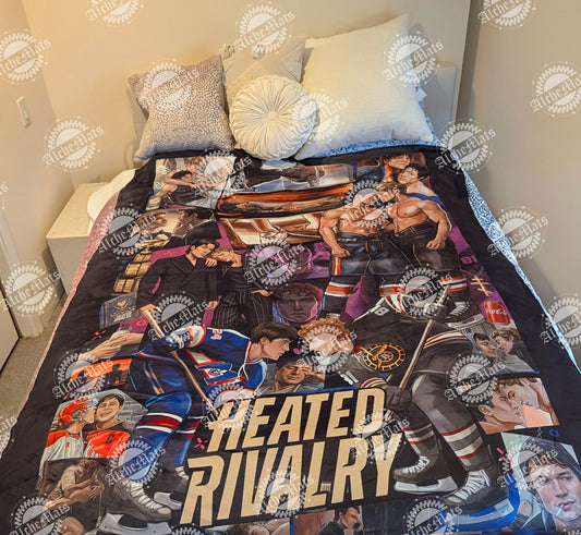 Preorder R30 Fabric/Vinyl Hockey Romance Adult Blanket Panel