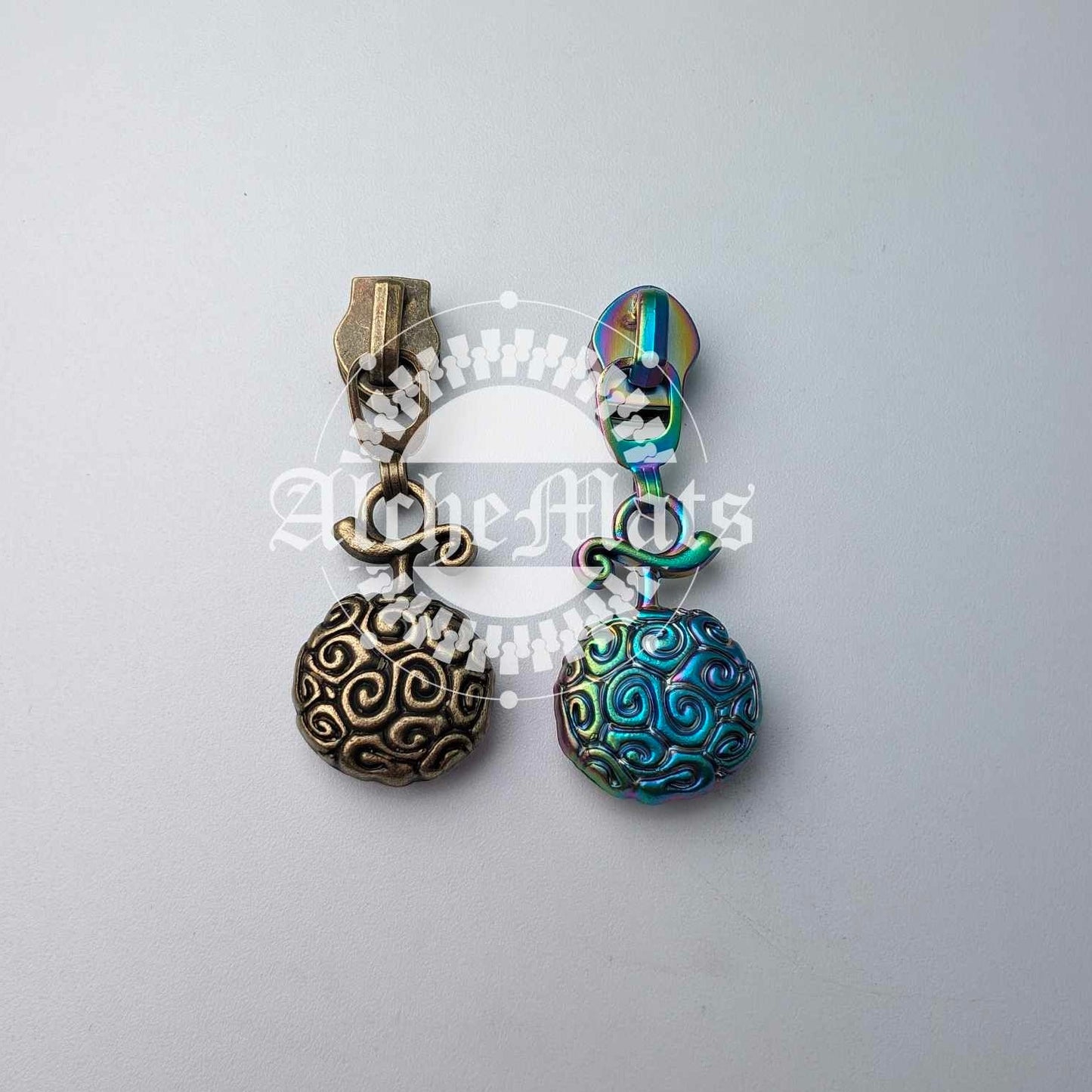 RETAIL Hardware Gummy Fruit Zipper Pull #5