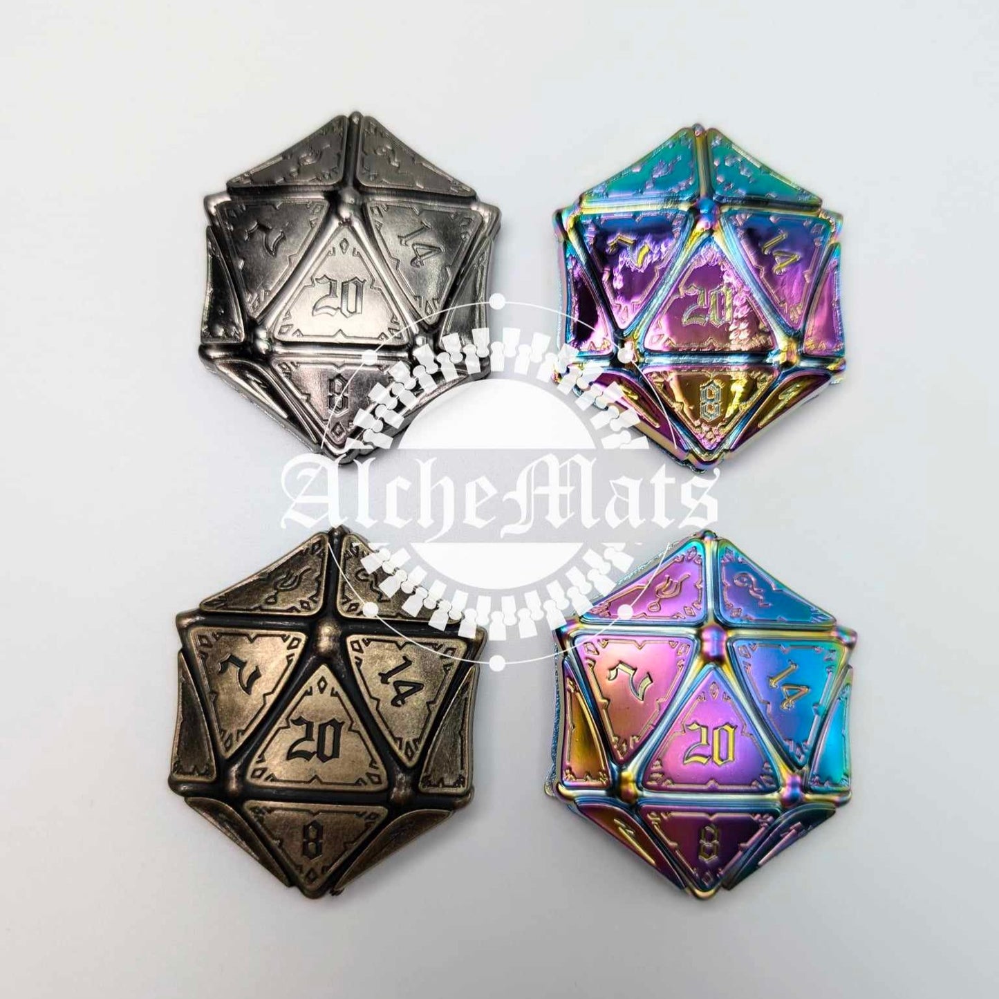 RETAIL Hardware Shadow Heart Dice Magnet INDIVIDUAL
