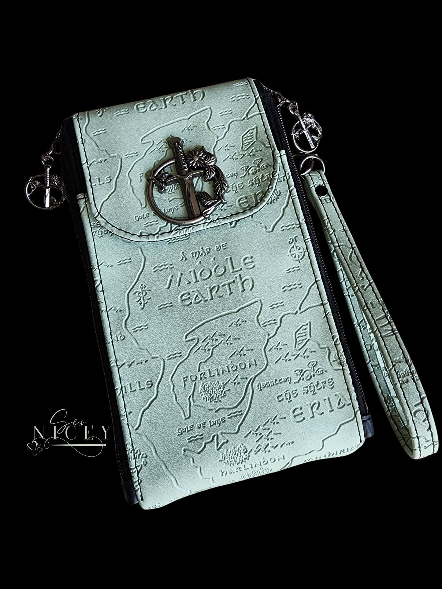 Retail FLAWED Two Toned Marine Like Vinyl 18" Roll LORD MAP