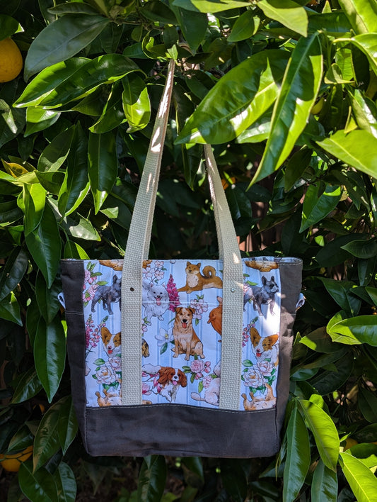 Preorder R30 FABRIC/VINYL Floral Dog Stripes