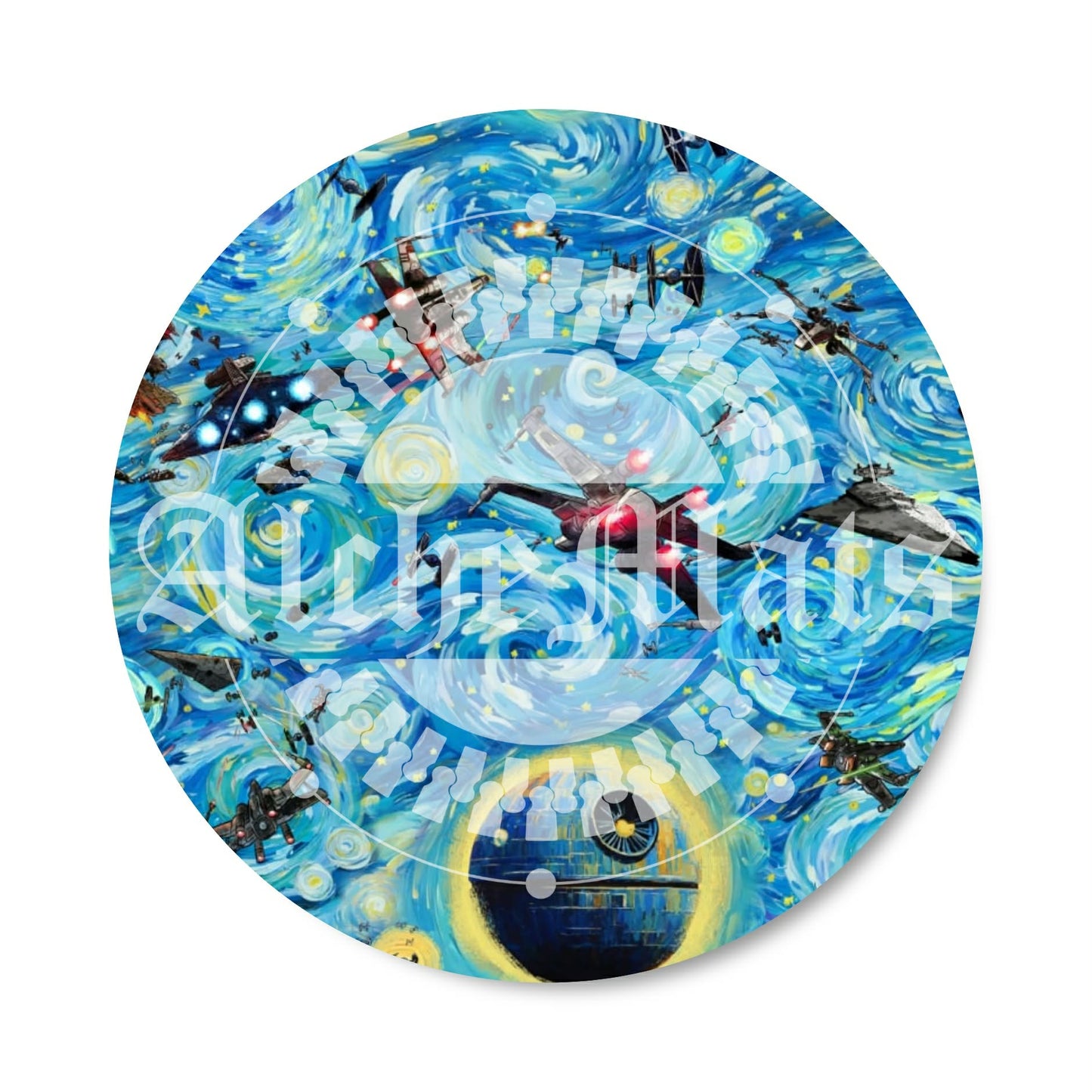 Preorder R30 FABRIC/VINYL SW VG Painterly Spaceship Fight
