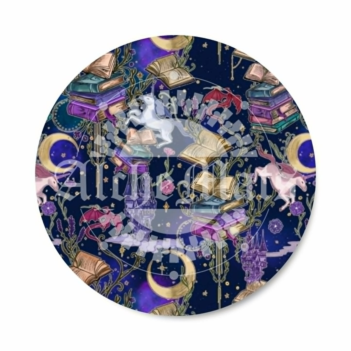 Preorder R30 Fabric/Vinyl Whimsical Fantasy Books