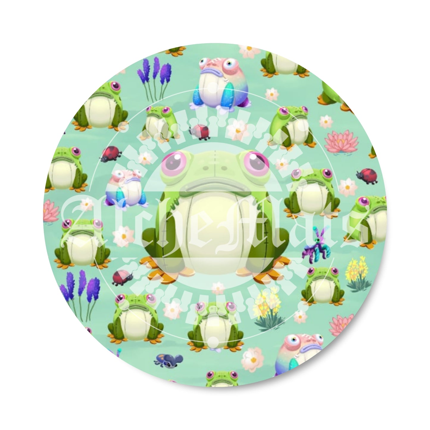 Preorder R30 FABRIC/VINYL UPDATED Pal Frogbert Plush Coordinate