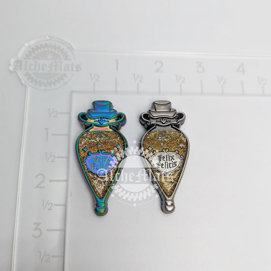 Retail Hardware Luck Potion Glitter Enamel Magnet Snap INDIVIDUAL