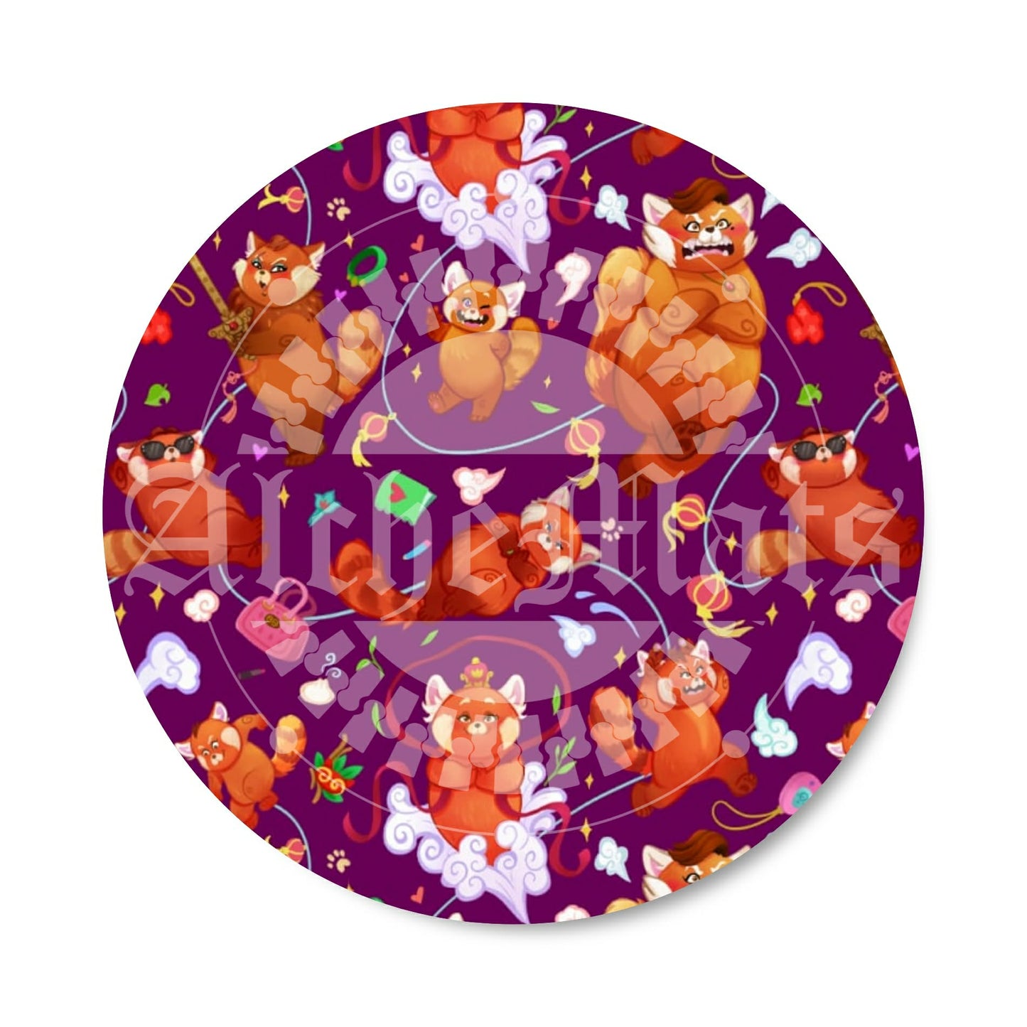 Preorder R30 Fabric/Vinyl Red Pandamonium