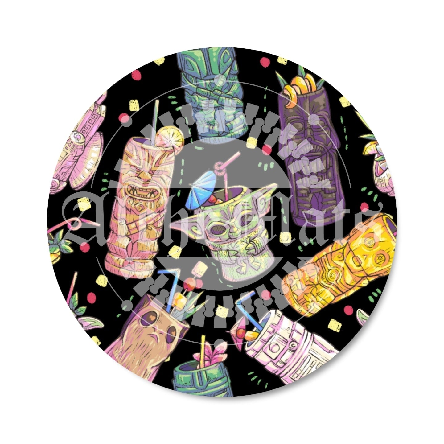 Preorder R30 FABRIC/VINYL Cantina Cups Tossed