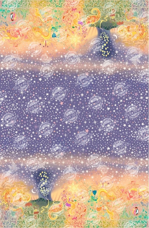 Preorder R30 FABRIC/VINYL Paintings On The Wall Double Border