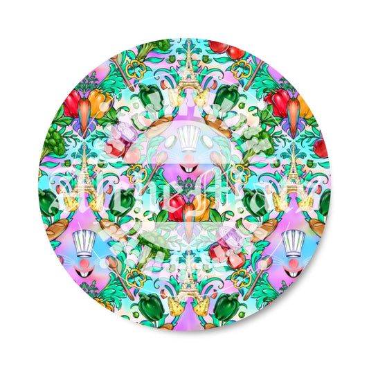 Preorder R30 Fabric/Vinyl Veggie Rat Damask