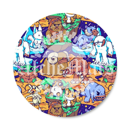 Preorder R30 FABRIC/VINYL SW Cartoon Creatures