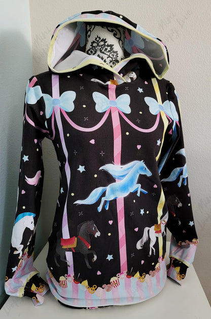 Preorder R30 FABRIC/VINYL Carousel Double Border Print