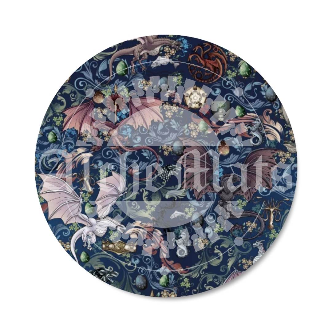 Preorder R30 Fabric/Vinyl GOT/HOTD Dragons