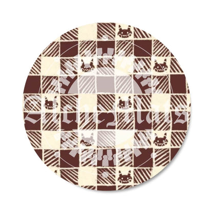 Preorder R30 Fabric/vinyl Poke Gingham Brown