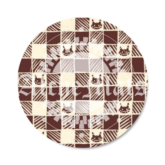 Preorder R30 Fabric/vinyl Poke Gingham Brown