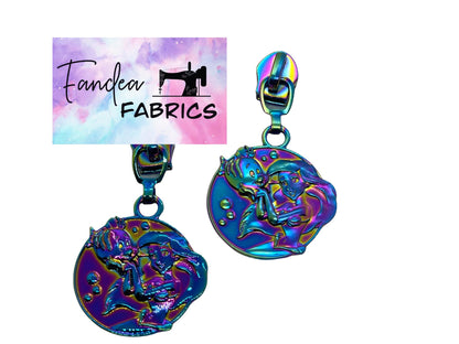 RETAIL Hardware Mermaid #5 Zipper Pull INDIVIDUAL
