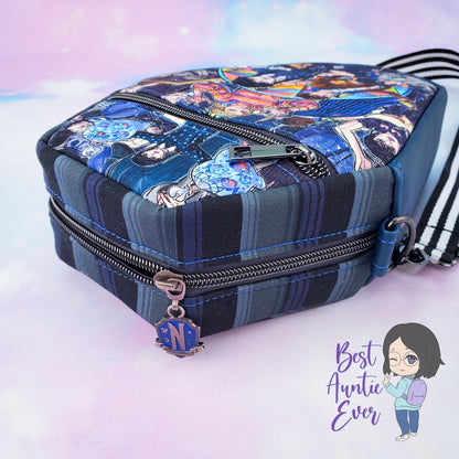 RETAIL Never More Enamel #5 Zipper Pull