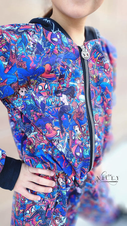 Preorder R30 FABRIC/VINYL Stacked Spider Comic