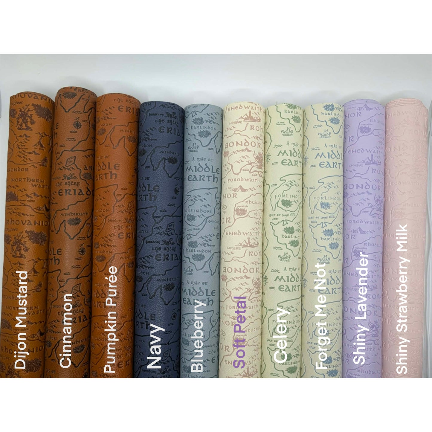 Preorder R30 Vinyl Two Toned Pebble Deboss Vinyl 18" Roll LORD MAP