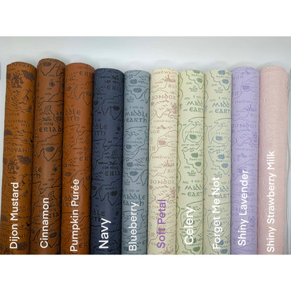 Preorder R30 Vinyl Two Toned Pebble Deboss Vinyl 18" Roll LORD MAP