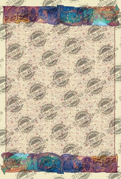RETAIL FABRIC LORD Double Border Panel - Rainbow Micro Coordinate