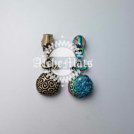 RETAIL Hardware Gummy Fruit Zipper Pull #5