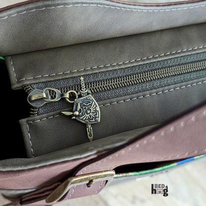 RETAIL Hardware Sword and Shield Zipper Pull #5