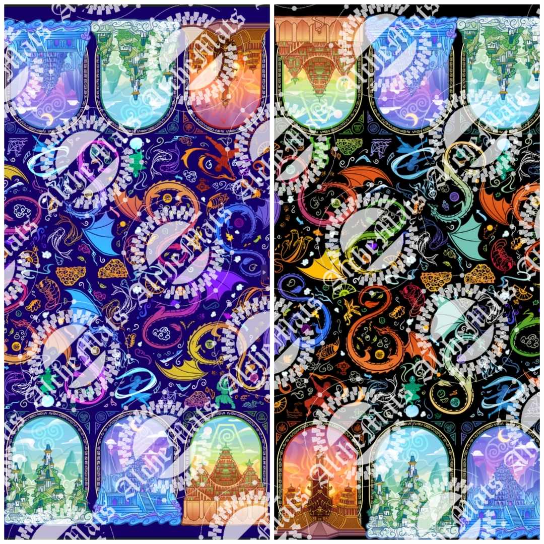 Preorder R30 FABRIC/VINYL ATLA Double Border Print