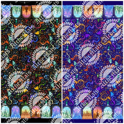 Preorder R30 FABRIC/VINYL ATLA Double Border Print