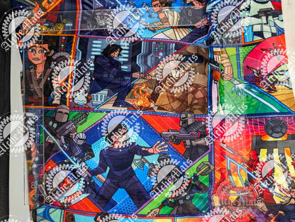 Preorder R30 FABRIC/VINYL Dyad Stained Glass