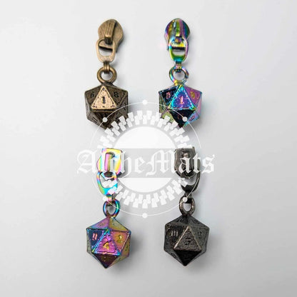 RETAIL Hardware 3D Dice Zipper Pull #5