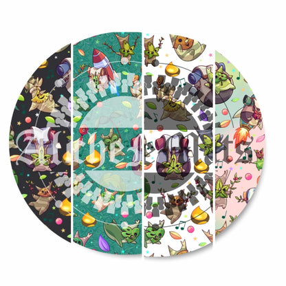 Preorder R30 FABRIC/VINYL Leaf Friends