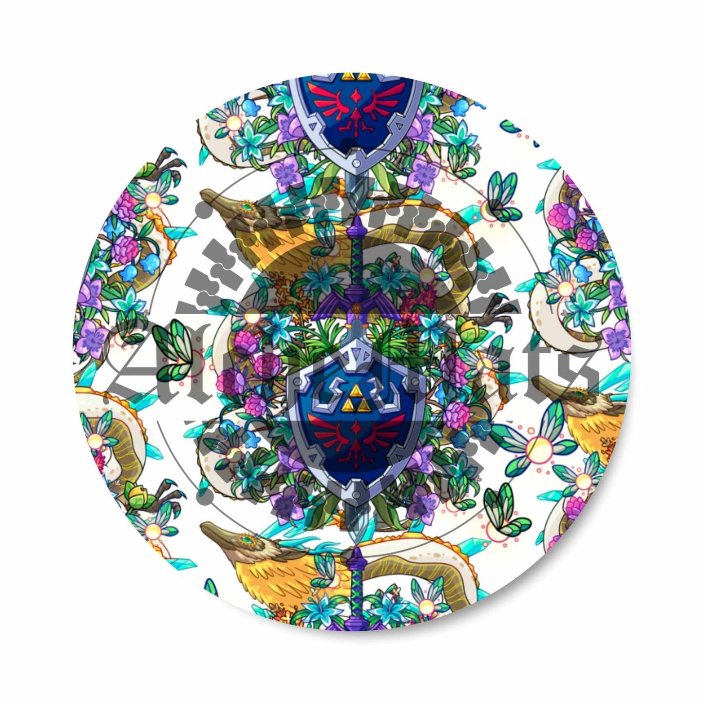 Preorder R30 FABRIC/VINYL Floral Dragon