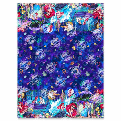 Preorder R30 FABRIC/VINYL OG Mermaid Double Border Print