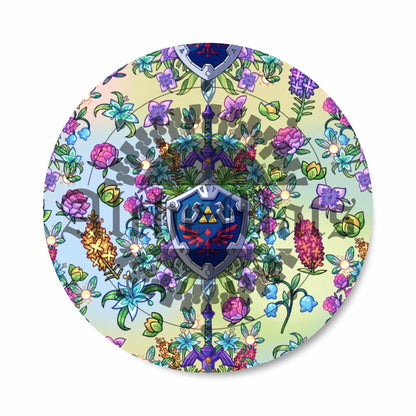 Preorder R30 VINYL/FABRIC Floral Sword Shield