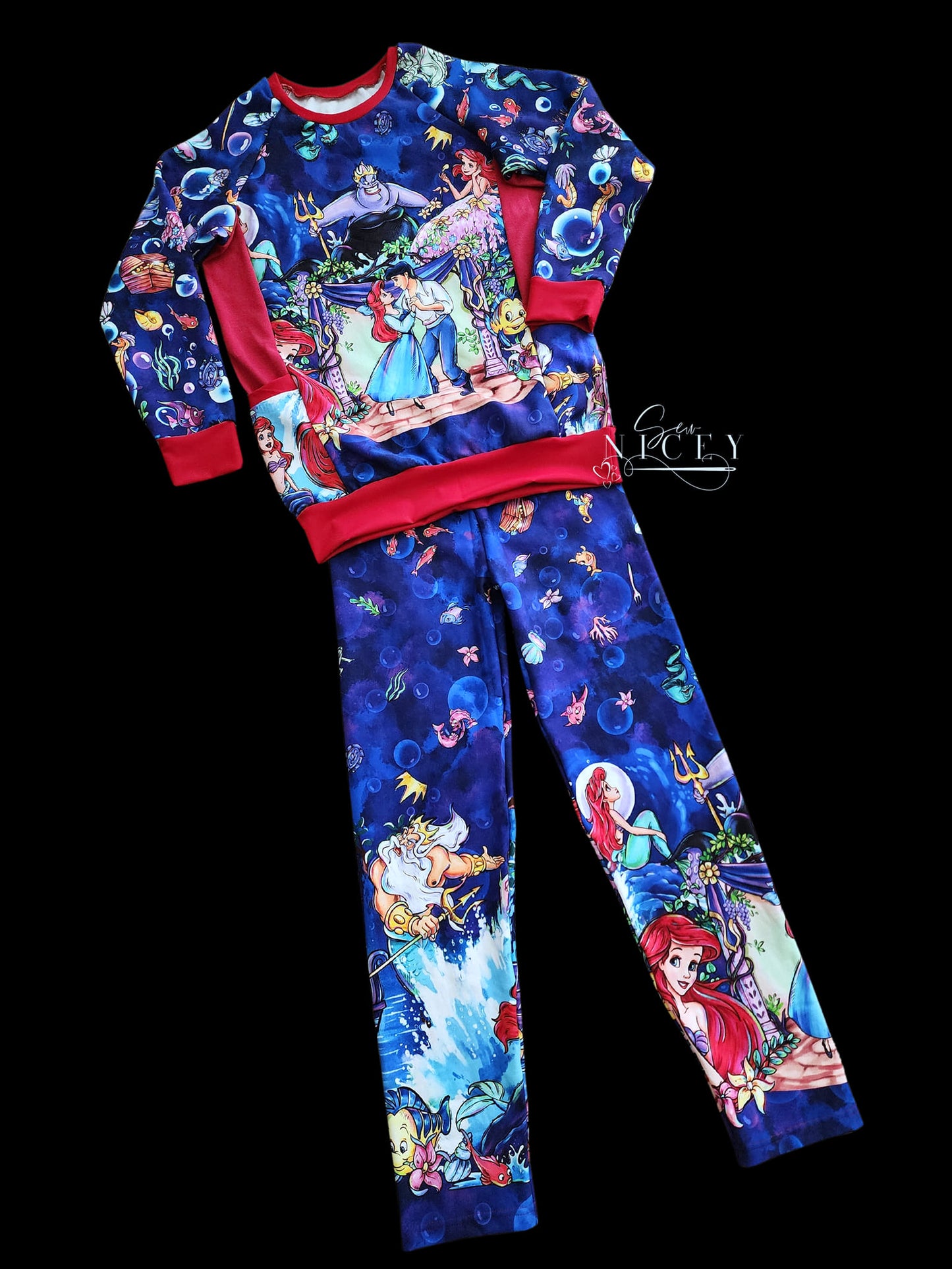 Preorder R30 FABRIC/VINYL OG Mermaid Double Border Print