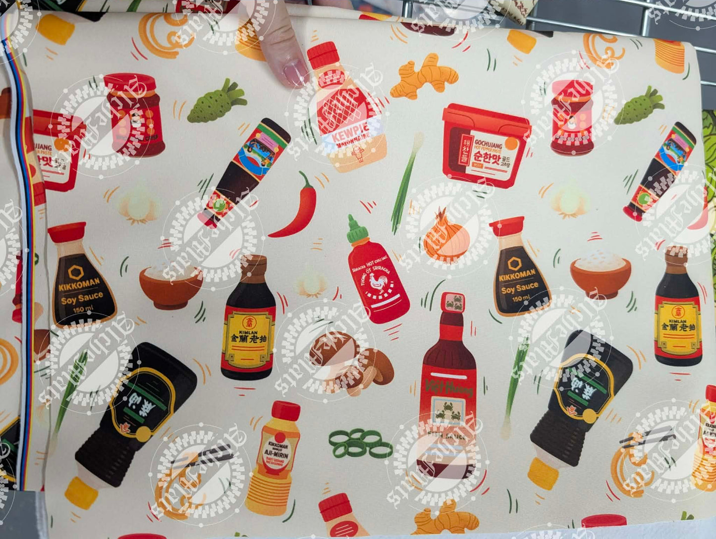 RETAIL FABRIC Asian Sauces Regular Scale Softshell