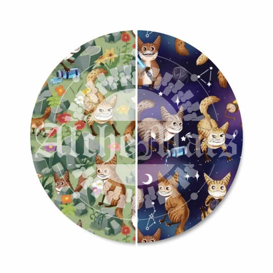 Preorder R30 Fabric/Vinyl Space Cats