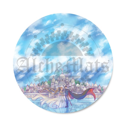 Preorder R30 Fabric Mooncrossed Lovers Double Border Rerun