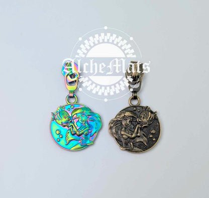RETAIL Hardware Mermaid #5 Zipper Pull INDIVIDUAL