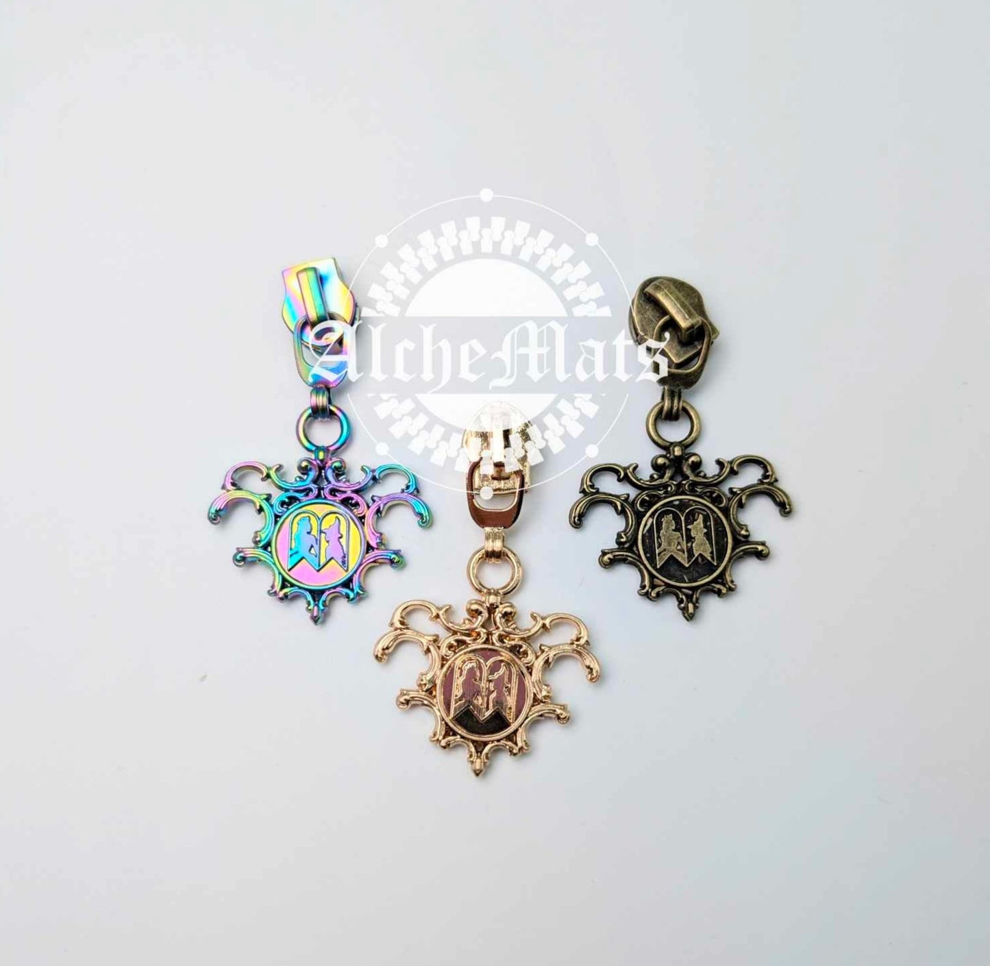 RETAIL Hardware Witches #5 Zipper Pull INDIVIDUAL