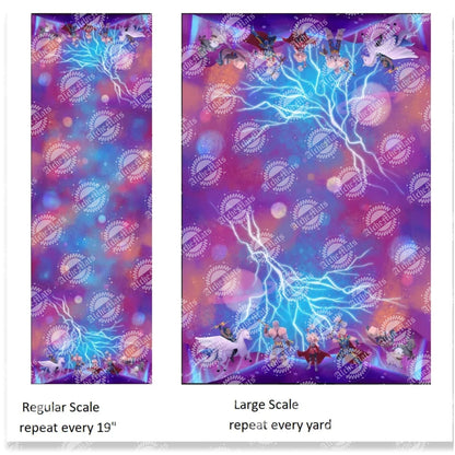 Preorder R30 FABRIC/VINYL God of Thunder Double Border