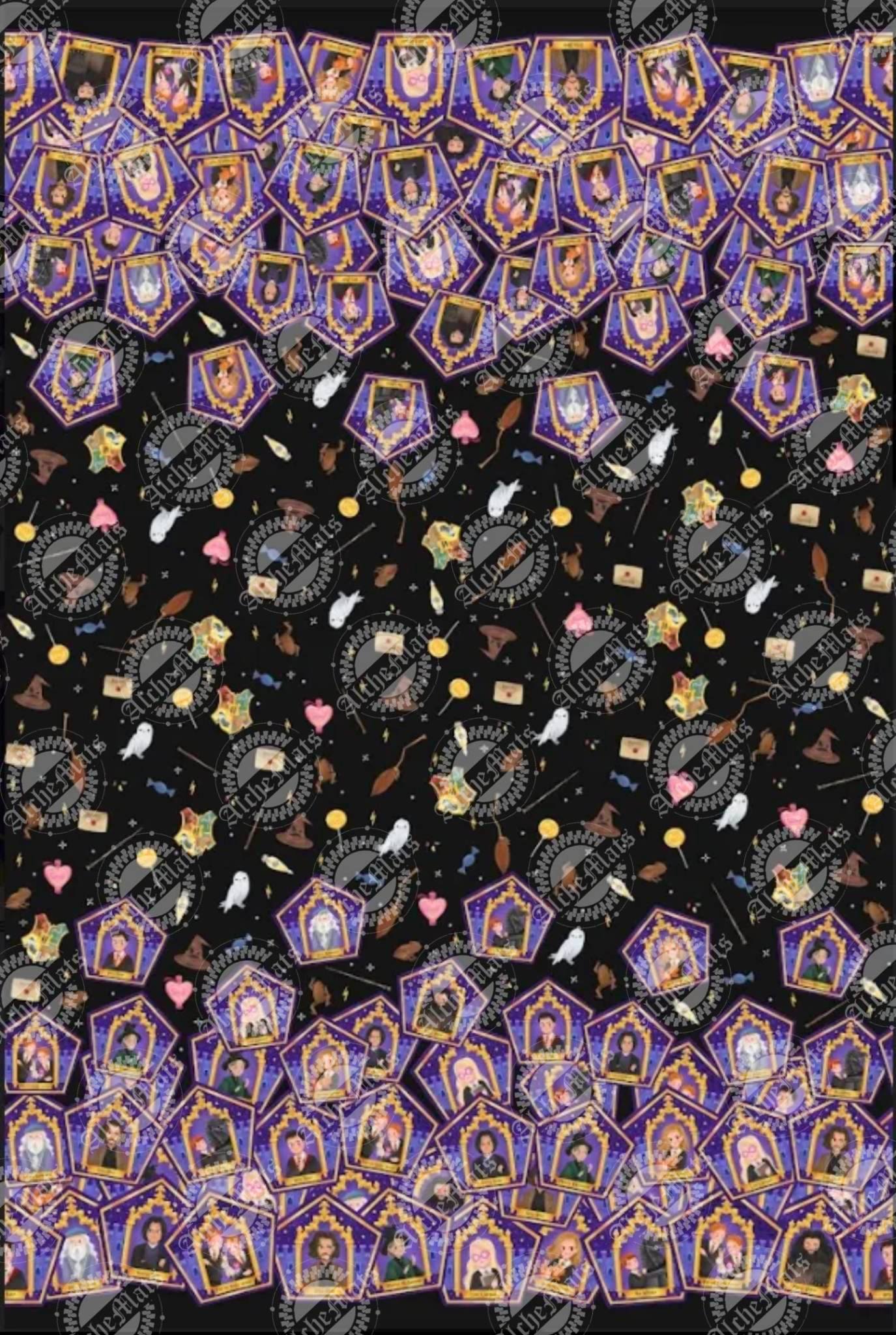 Preorder R30 FABRIC/VINYL HP Chocolate Frog Double Border