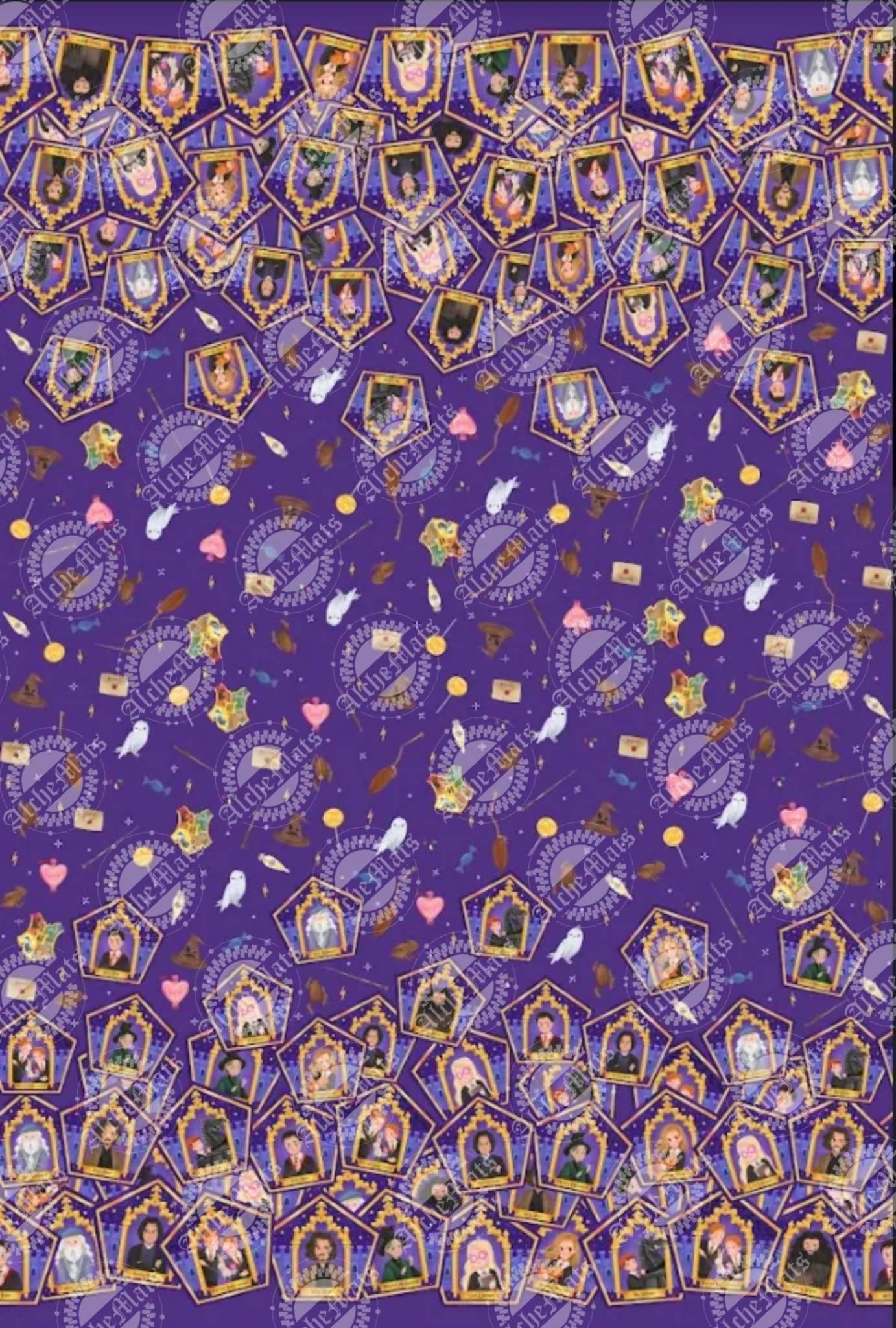 Preorder R30 FABRIC/VINYL HP Chocolate Frog Double Border