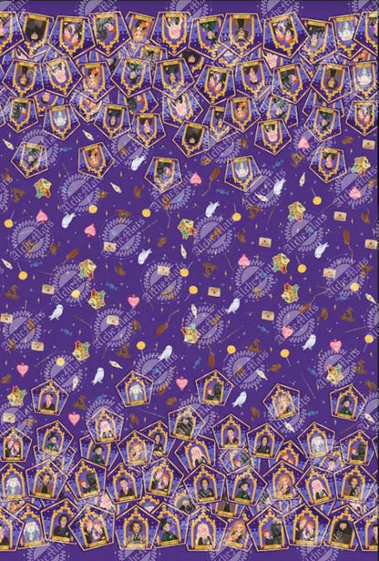 Preorder R30 FABRIC/VINYL HP Chocolate Frog Double Border
