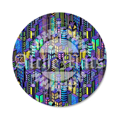Preorder R30 FABRIC/VINYL Neon NYC Stacked Buildings