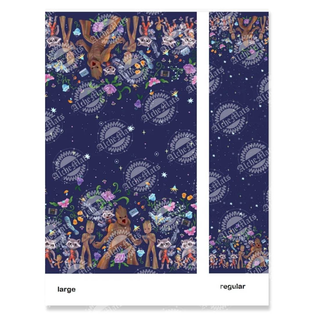 Preorder R30 FABRIC/VINYL I am G-root Double Border Print