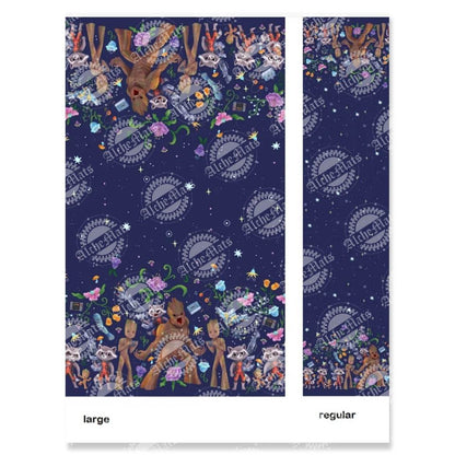 Preorder R30 FABRIC/VINYL I am G-root Double Border Print
