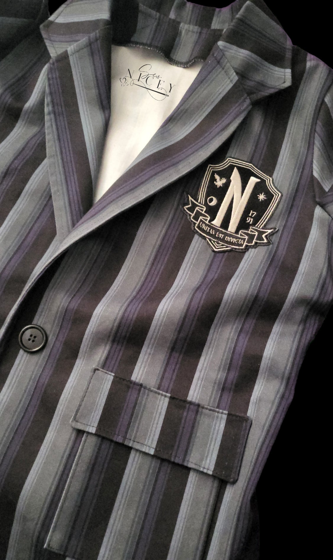 Preorder R30 FABRIC/VINYL Nevermore Stripe Coordinate