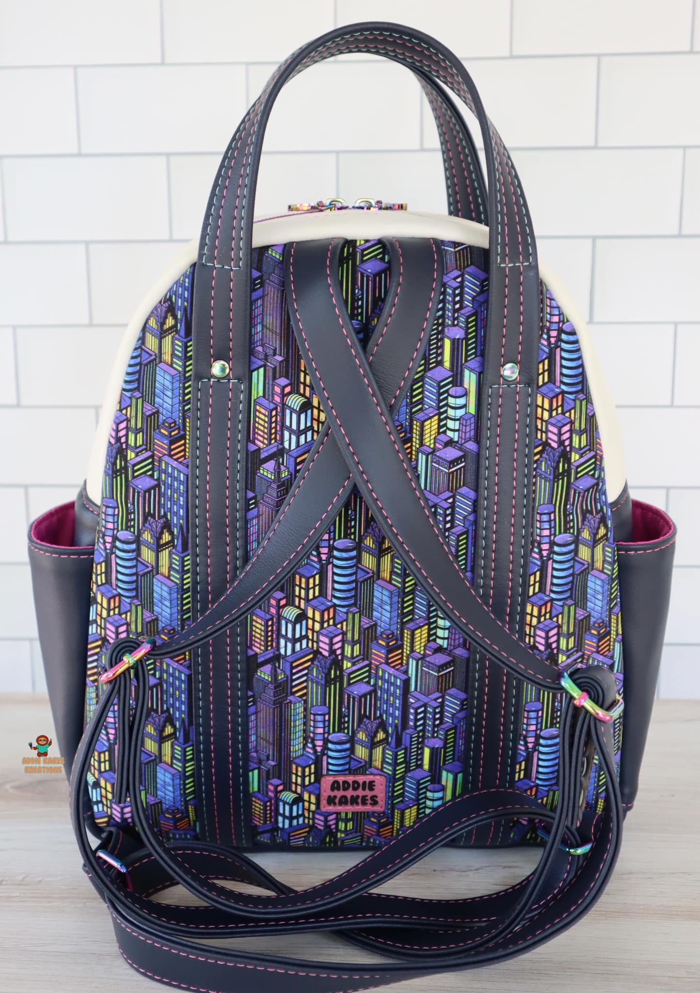 Preorder R30 FABRIC/VINYL Neon NYC Stacked Buildings